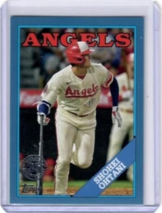 2023 Topps Serie 2 Shohei Ohtani '88 35 Aniversario Azul Inserto Tarjeta Ángeles - Imagen 1 de 2