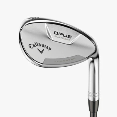 Callaway 2024 OPUS Platinum Cromo Cuña Personalizada Derecha - Elige Loft y Eje Foto 1 de 4