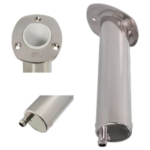 Lees Tackle - Soporte de varilla de montaje empotrado pesado de 30 grados - Extremo cerrado (RH5330) - Imagen 1 de 3