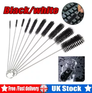 10pcs/Set Bottle Tube Brush Cleaner Bottle Tube Cleaning Brush Kit UK - Picture 1 of 11