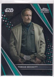 Topps Chrome Black Star Wars 2024 No. 67 Tobias Beckett Green 64/99 - Bild 1 von 2