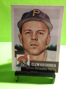 1991 Topps  Archives 1953 Reprints #8 Clem Koshorek Pittsburgh Pirates