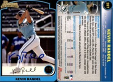 Kevin Randel Signed 2003 Bowman #287 Card *Autograph Den* Auto