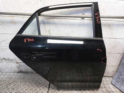 HYUNDAI I20 MK2 COMPLETE DOOR REAR RIGHT DRIVER SIDE IN BLACK X5B 2019 - Image 1 of 4