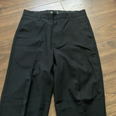 Banana Republic Mens Pants Black Sz 32L 31 inseam Dress Pant Stretch Wool Blend - Image 1 of 4