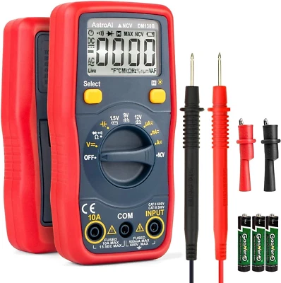 AstroAI Digital Multimeter TRMS 4000 Counts Auto-Range mit NCV & LCD-Anzeige - Bild 1 von 4