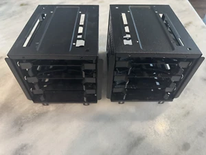 (2) Corsair Carbide Series 500R hard drive caddies 6 trays - Picture 1 of 3