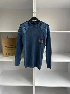 Maglione vintage Diesel Archival y2k stile giapponese strappato - Foto 1 di 11