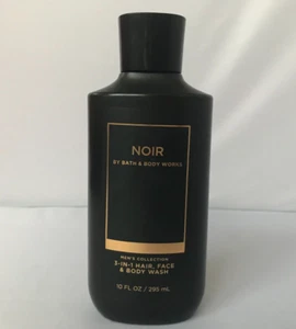 BATH & BODY WORKS NOIR MEN'S 3 IN 1 HAIR FACE & BODY WASH 10 fl oz - Picture 1 of 2