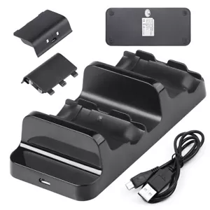 Dual Charging Dock Station Controller Charger 2 Extra Battery Packs for XBOX ONE - Picture 1 of 10