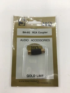 RCA KUPPLUNG VERGOLDET BA-6G BLACK POINT PRODUKTE - Bild 1 von 3