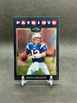 Tom Brady  2008 Topps Chrome NFL Football #TC3 New England Patriots  - Image 1 of 2
