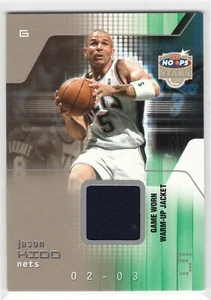 2002-03 NBA Hoops Stars Superstars Game-Used Jason Kidd Warm-Up Jacket (T10) - Picture 1 of 2