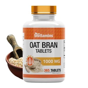 tnvitamins Oat Bran Tablets | 365 Tablets x 1000 MG per Tablet | Oat Fiber Ta... - Picture 1 of 5