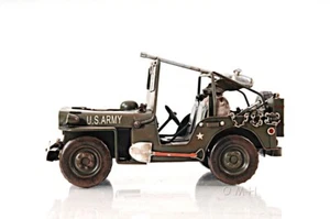 Jeep Willys-Overland verte 1941 modèle 1:12 - Photo 1 sur 11