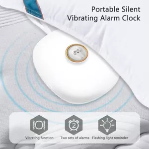Vibrationswecker Für Gehörlose &Tiefschläfer &Kind Wecker Bett-Shaker Mit 3 modi - Bild 1 von 12