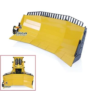 Hoja de topadora de metal 1/14 en stock de EE. UU. para bulldozer hidráulica JDM-98 RC repuesto - Imagen 1 de 7