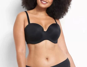 NEW w Tag Lane Bryant CACIQUE Boost Multiway Strapless Bra 7 Way Wear Sz 44DDD - Picture 1 of 7