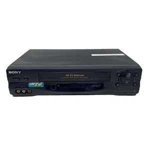 Sony SLV-N55 Hi-Fi Stereo 4-Head VCR VHS Player Recorder Tested - Picture 1 of 9