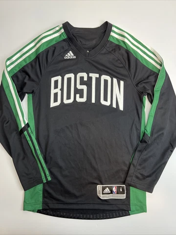 Adidas Boston Celtics Long Sleeve Shooting Warm-Up Shirt Men’s Size Small Cover