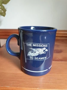 THE MISSIONS TO SEAMEN BLAU KERAMIK KAFFEE- ODER TEETASSE - Bild 1 von 4