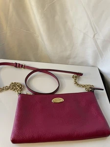 Coach Handtasche rosa Kiesel Leder siehe Bilder Details/Getragen - Bild 1 von 9