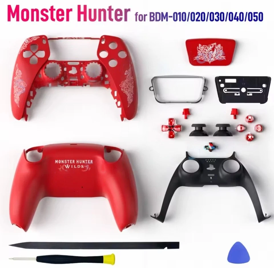 PS5 Monster Hunter Wilds Replacement Controller Shell Cover Housing Playstation - Image 1 of 1