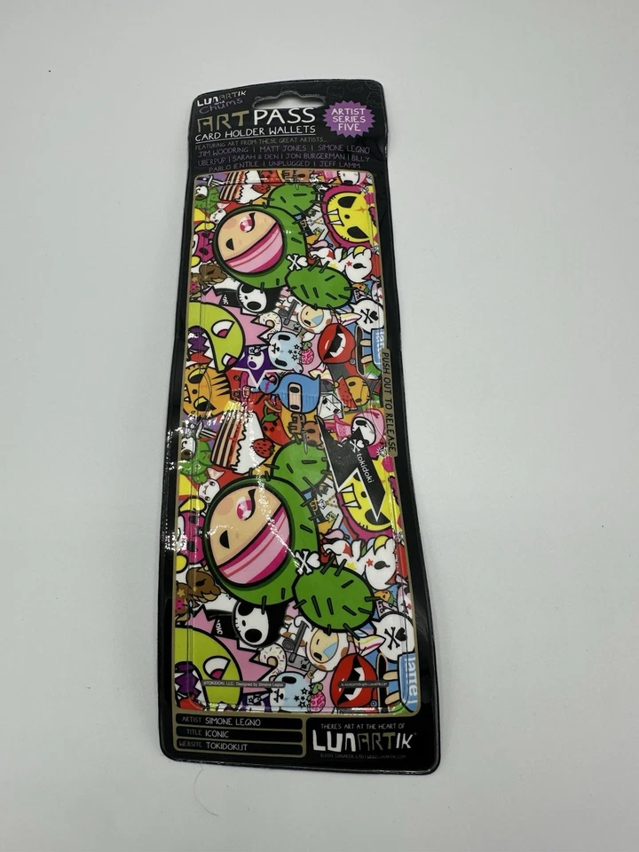 New Wallet by Lunartik & Chums Tokidoki PVC Travel Card Holder Wallet Art Pass - Image 1 of 1