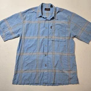 Rocawear Hemd y2k blau Herren Big Vintage kariert bestickt Retro Hip-Hop Gr. L - Bild 1 von 12