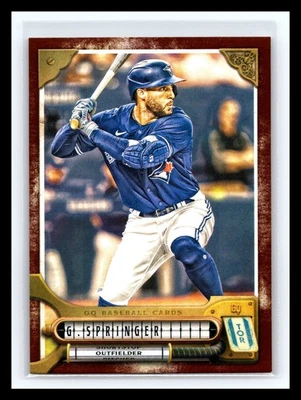 2022 Topps Gypsy Queen - George Springer Burnt Umber Parallel # 399  - Image 1 of 2