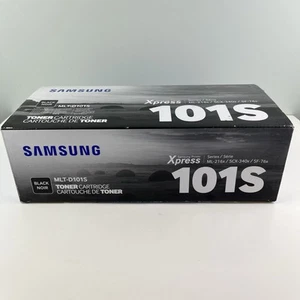 Nuevos cartuchos de impresora de tóner negro Samsung 101S MLT D101S sellados genuinos Samsung - Imagen 1 de 14