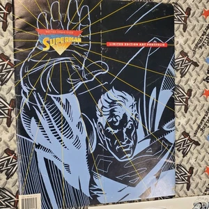 1993 Better Than Ever Superman Limited Edition Art Portfolio 8 11" x 14" Prints  - Picture 1 of 8