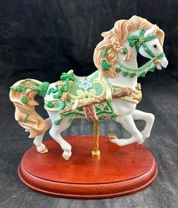 Lenox Carousel Animals Cavallo Irlandese Carosello Cavallo Figurina Edizione Limitata - Foto 1 di 8