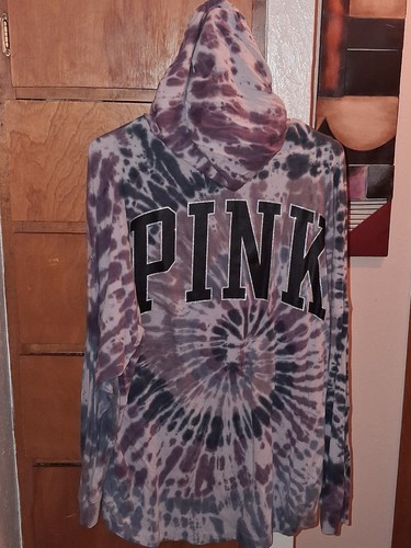 UNDERCOVER Camicia ROSA Victoria’s Secret media tinta unita glitter oversize con cappuccio manica lunga