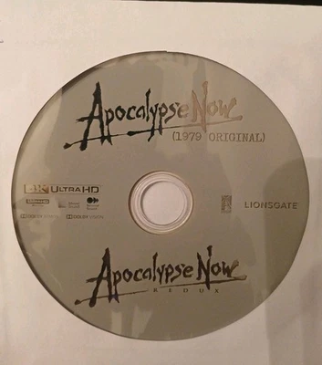 Apocalypse Now (1979) / Apocalypse Now Redux 4k Ultra HD ** Disc Only ** VG - image 1 of 4