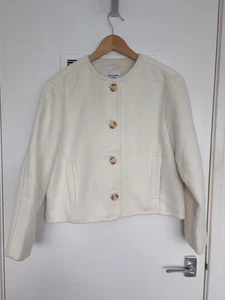 Abercrombie & Fitch Wool Blend Jacket Womens Size Medium - Picture 1 of 10
