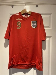 England Auswärtstrikot 2006/08 - Rooney Nr.9 - Erwachsene Large - Bild 1 von 19