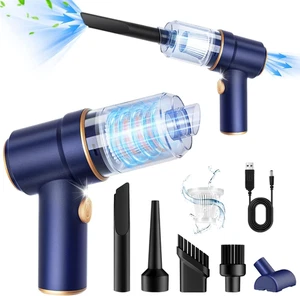 Handheld Car Vacuum Cleaner – 9000Pa, 120W, with LED & Nozzles - Picture 1 of 12