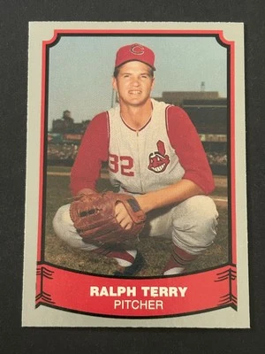 1988 Pacific Legends I #64 Ralph Terry Cleveland Indians - Image 1 of 2