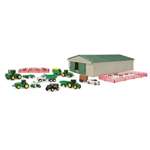 TOMY John Deere Druckguss Bauernhof Spielzeug Spielset - Maßstab 1:64 - enthält Farm Anima... - Bild 1 von 7