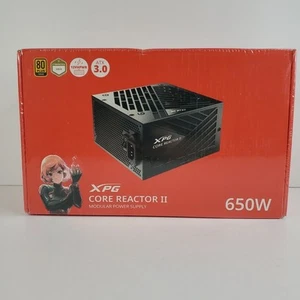 XPG Core Reactor II Modular PSU: ATX 3.0-80 Plus Gold - XPG - 650W - New - Photo 1/7