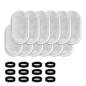 24 Piezas Elemento de Filtro de Repuesto para Fuente de Agua de Acero Inoxidable, Carbón Activo7329 - Imagen 1 de 6