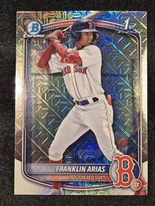 Franklin Arias 2025 Bowman Chrome Mega Box Mojo Refractor 1st Red Sox BCP-67 - Picture 1 of 2