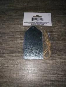 Etiquetas de etiquetado de metal plateado de acero galvanizado 4x2 de 3 piezas artesanía, decoración, ect - Imagen 1 de 1