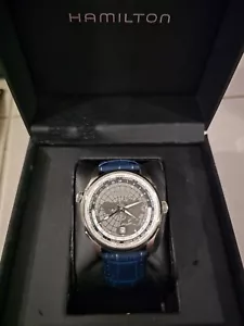Hamilton Jazzmaster GMT H326050 Automatic Gray Dial Men's Date Watch - Picture 1 of 6