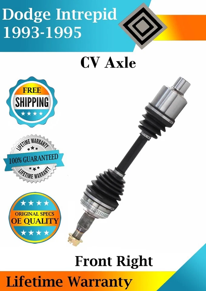 New OE Front Right CV Axle For 1993-1995 Dodge Intrepid Lifetime Warranty Foto 1 de 4