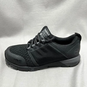 Timberland Women's PRO Anti-Fatigue Alloy Toe Work Athletic Shoes Solid Black 6M - Picture 1 of 15