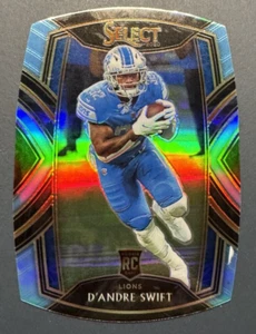 2020 Panini Select #251 D'Andre Swift Blue Prizm Die Cut RC - Picture 1 of 2
