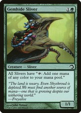 Gemhide Sliver - Foil Premium Deck Series: Slivers LP MTG