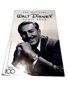 The Official Walt Disney Quote Book - Hardcover - 2023 - Disney 100 Make Me Offr - Picture 1 of 2